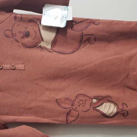 DISNEY BABY WINNIE THE POOH 1 PIECE W/ BOW - Picture 3 of 11